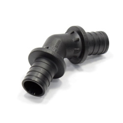 Угольник 45° 32-32, Rehau RAUTITAN, PX, надв.гильза-надв.гильза, полифениленсульфон