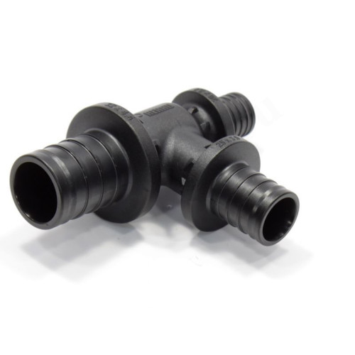 Тройник 32-25-20, Rehau RAUTITAN, PX, надв.гильза-надв.гильза, полифениленсульфон