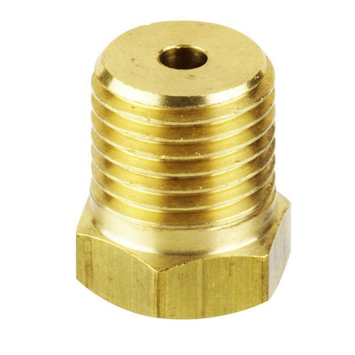 Футорка 1/4"-1/16", Ридан, резьба-резьба, нар.-вн., латунь