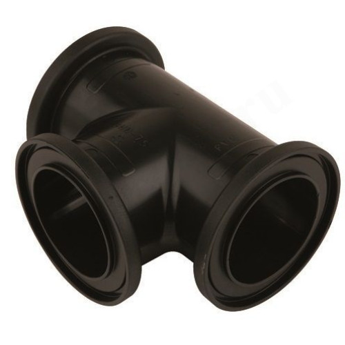 Тройник 110-110-110, Henco HN, 9, пресс-пресс, PVDF