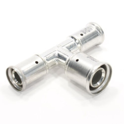 Тройник 20-26-20, Henco P, 12, пресс-пресс, латунь