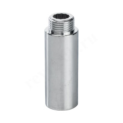 Удлинитель 1/2"-1/2", General Fittings 2600 D8, резьба-резьба, вн.- нар., латунь (хром), L65