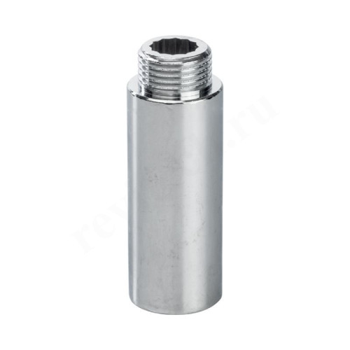 Удлинитель 1/2"-1/2", General Fittings 2600 D8, резьба-резьба, вн.- нар., латунь (хром), L65