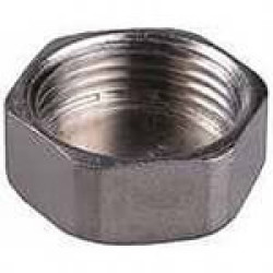 Заглушка 3/4", General Fittings 2600 41, резьба, вн., латунь (никель)