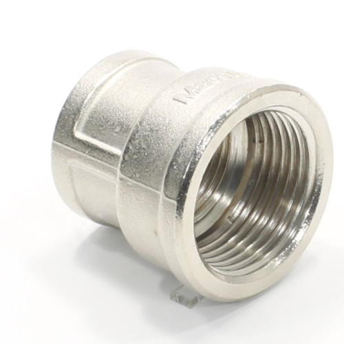 Муфта 1"-3/4", General Fittings 2600 47, резьба-резьба, вн., латунь (никель)