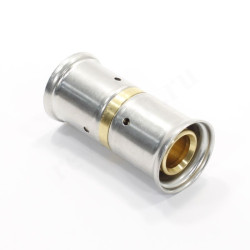 Муфта 26-26, Henco P, 15, пресс-пресс, латунь