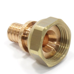 Переходник 16-3/4", Rehau RAUTITAN RX+, надв.гильза-резьба, вн., бронза, с накид.гайкой