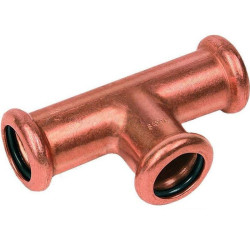 Тройник 18-18-18, Sanha Press, 6130, пресс-пресс, медь