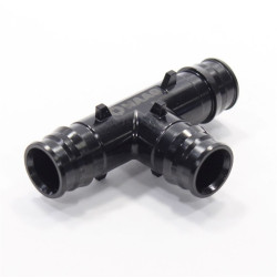 Тройник 20-20-20, WAAG Xpand, обж.кольцо-обж.кольцо, полифениленсульфон