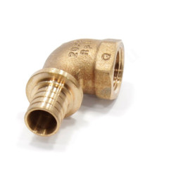 Угольник 90° 20-1/2", Rehau RAUTITAN, RX+, надв.гильза-резьба, вн., бронза