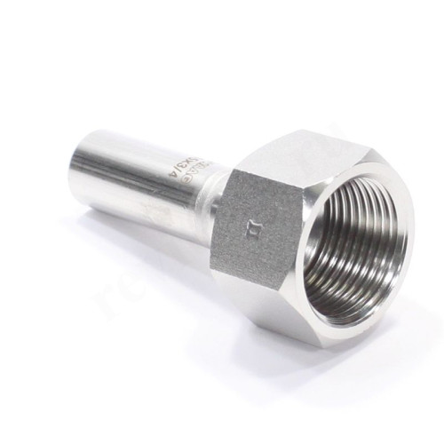 Переходник 15-3/4", WAAG Heavy Inox, труба-резьба, вн., сталь нержавеющая