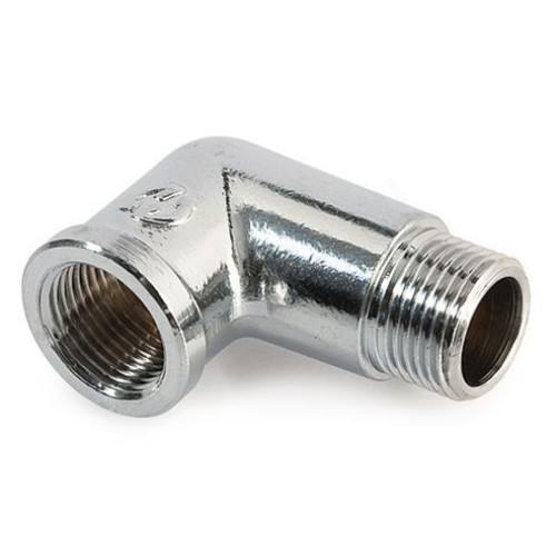 Угольник 90° 3/4"-3/4", General Fittings 2700 F8, резьба-резьба, вн.- нар., латунь (хром)