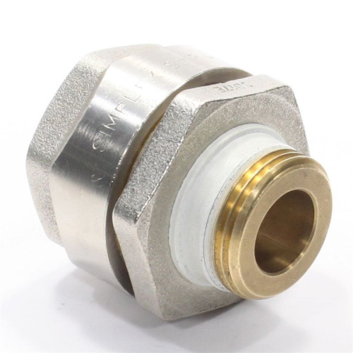 Резьбозажимное 20-3/4", Simplex Plus, обжим-резьба, нар. евроконус, с ниппелем