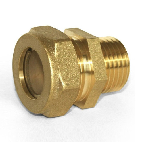 Переходник 15-3/4", Stahlmann EF, обжим-резьба, нар., латунь