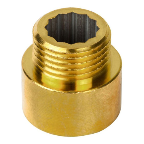 Удлинитель 1/2"-1/2", General Fittings 2600 D8, резьба-резьба, вн.- нар., латунь, L15