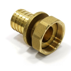 Переходник 50-1 3/4", Rehau RAUTITAN MX, надв.гильза-резьба, вн., латунь, с накид.гайкой