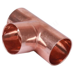 Тройник 18-15-15, Sanha SA, 5130, пайка-пайка, медь