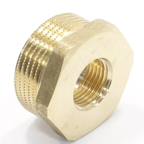 Футорка 1 1/4"-1/2", General Fittings 2600 44, резьба-резьба, нар.-вн., латунь