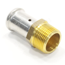 Переходник 20-3/4", Henco P 17, пресс-резьба, нар., латунь