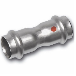 Муфта 108-108, Sanha NiroTherm, 91270, пресс-пресс, сталь нержавеющая