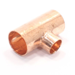 Тройник 28-18-28, Sanha SA 5130, пайка-пайка, медь