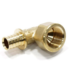 Угольник 90 20-3/4", General Fittings 3400 22, надв.гильза-резьба, вн., латунь