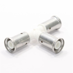 Тройник 16-16-16, Henco PKW, 9, пресс-пресс, PVDF