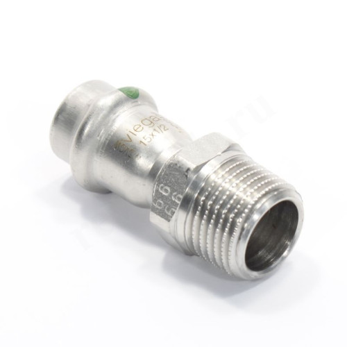 Переходник 15-1/2", Viega Sanpress Inox, 2311, пресс-резьба, нар., сталь нержавеющая