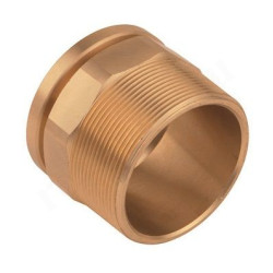 Переходник 75-2 1/2", Henco HN, 17, обжим-резьба, нар., латунь