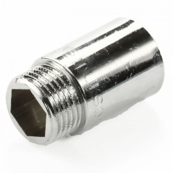 Удлинитель 3/4"-3/4", General Fittings 2600 F6, резьба-резьба, вн.- нар., латунь (хром), L80