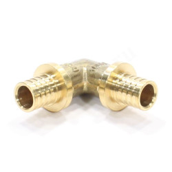 Угольник 90 16-16, WAAG Axial, надв.гильза-надв.гильза, латунь