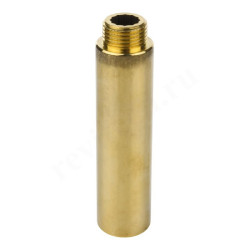 Удлинитель 1/2"-1/2", General Fittings 2600 D8, резьба-резьба, вн.- нар., латунь, L100