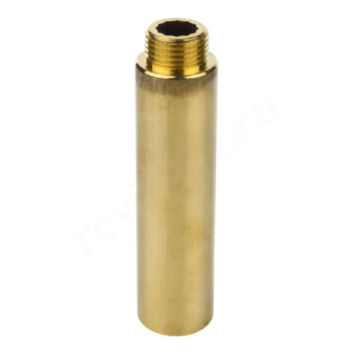 Удлинитель 1/2"-1/2", General Fittings 2600 D8, резьба-резьба, вн.- нар., латунь, L100