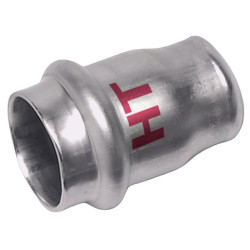 Заглушка 35, Sanha NiroSan Industry, 18301, пресс, сталь нержавеющая