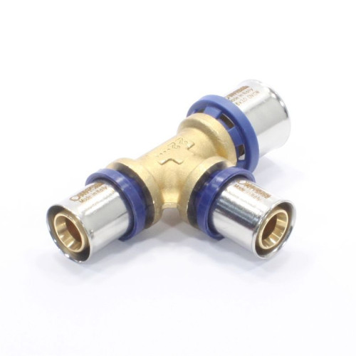 Тройник 26-20-20, General Fittings 5T00 13, пресс-пресс, латунь