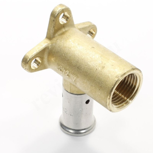 Водорозетка 16-1/2", Henco P, 2, пресс-резьба, вн., латунь