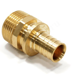 Переходник 25-1", Rehau RAUTITAN, RX+, надв.гильза-резьба, нар., бронза