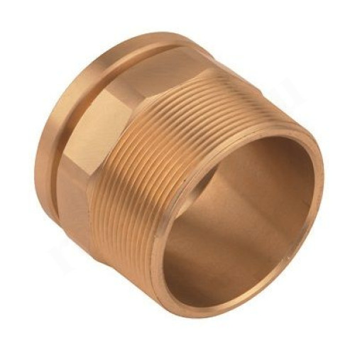 Переходник 75-2", Henco HN, 17, обжим-резьба, нар., латунь