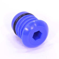 Заглушка 16, Henco TESTPLUG, резьба, полипропилен