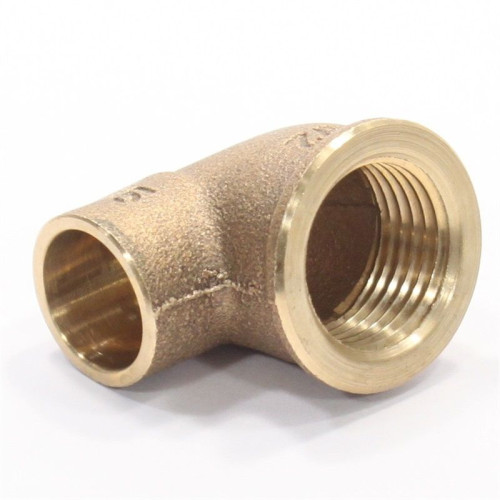 Угольник 90° 15-1/2", Sanha SA 4090G, пайка-резьба, вн., бронза