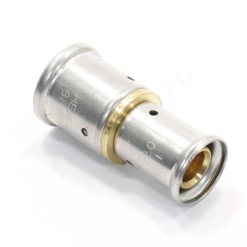 Муфта 26-20, Henco P, 16, пресс-пресс, латунь