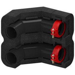 Угольник 45 100, Meibes BigFixLock, Victaulic, сталь, в изоляции