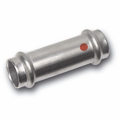 Муфта 15-15, Sanha NiroTherm, 91270S, пресс-пресс, сталь нержавеющая