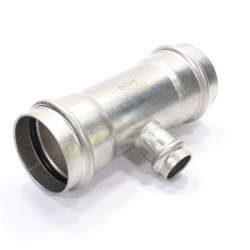 Тройник 54-22-54, WAAG Heavy Inox, пресс-пресс, сталь нержавеющая