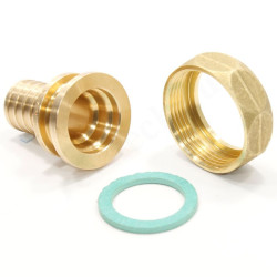 Переходник 32-1 1/2", Rehau RAUTITAN RX+, надв.гильза-резьба, вн., бронза, с накид.гайкой