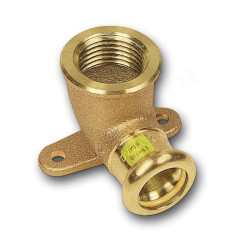 Водорозетка 12-1/2", Sanha Press Gas, 11472G, пресс-резьба, вн., бронза