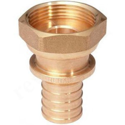 Переходник 25-3/4", Rehau RAUTITAN RX+, надв.гильза-резьба, вн., бронза, с накид.гайкой