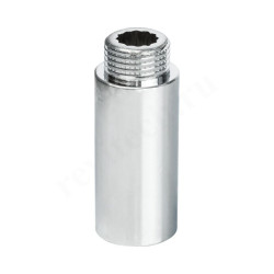 Удлинитель 1/2"-1/2", General Fittings 2600 D8, резьба-резьба, вн.- нар., латунь (хром), L55
