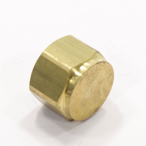 Заглушка 1/2", Rehau RAUTITAN, резьба, вн., бронза