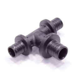 Тройник 16-20-16, Rehau RAUTITAN, PX, надв.гильза-надв.гильза, полифениленсульфон